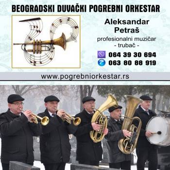 Orkestar za sahrane Obrenovac Batajnica Pazova Surčin Dobanovci trubači pogrebi