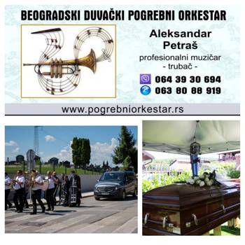 Muzika,orkestar za sahrane Šabac trubači pogrebi
