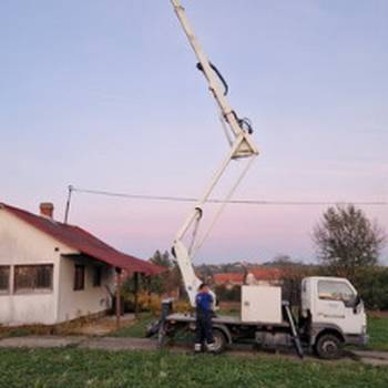 Korpa, atestirana za rad na visini do 18 m.