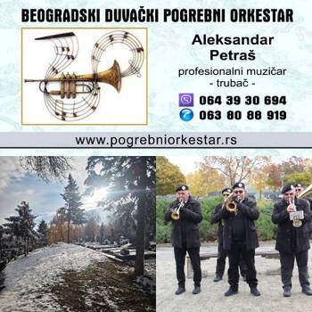 Zvanični pogrebni orkestar trubači muzika za sahrane pogrebi Srbija