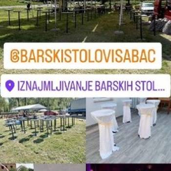 Iznajmljivanje barskih stolova i pagoda