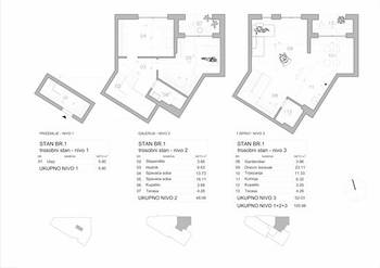 Centar, Dalmatinska, 4.0, 92,51 m2 novogradnja