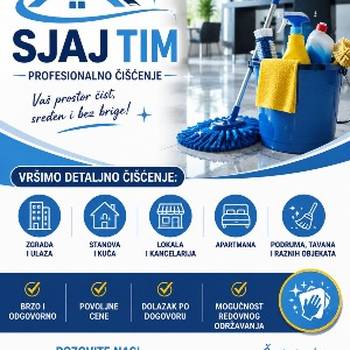 Vršimo kvalitetno čišćenje i redovno održavanje