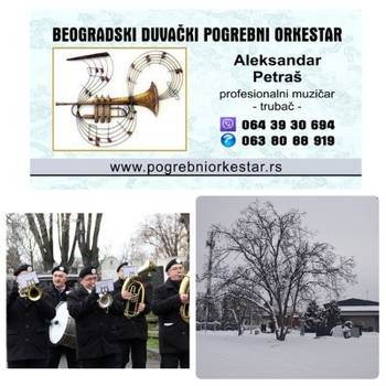 Zvanični pogrebni orkestar trubači muzika za sahrane pogrebi Srbija