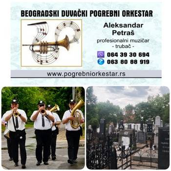 Zvanični pogrebni orkestar trubači muzika za sahrane pogrebi Srbija